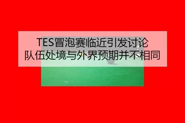 TES冒泡赛临近引发讨论 队伍处境与外界预期并不相同